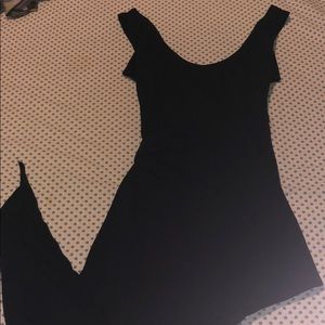 Cross back black top